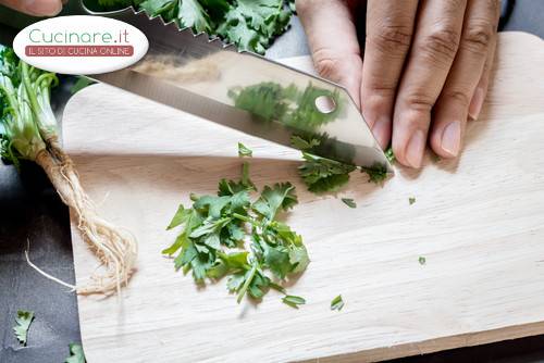 Bruschette con Capesante al Bacon e Caponata di Cavolfiore e Pomodorini preparazione 4