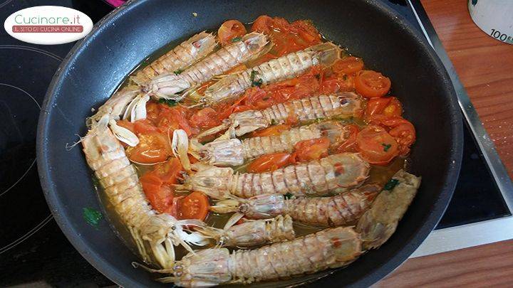 Capellini con le cicale di mare preparazione 6