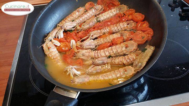 Capellini con le cicale di mare preparazione 7