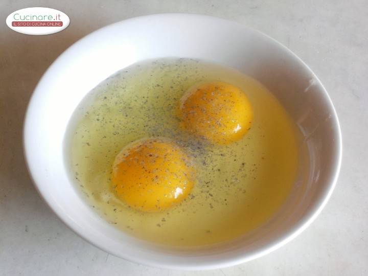 Carbonara di Piselli preparazione 7