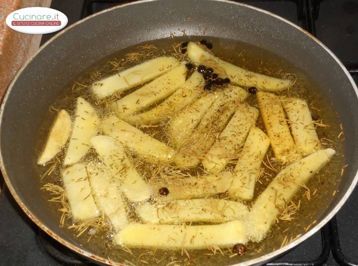 Carne salada con Patate rustiche preparazione 2