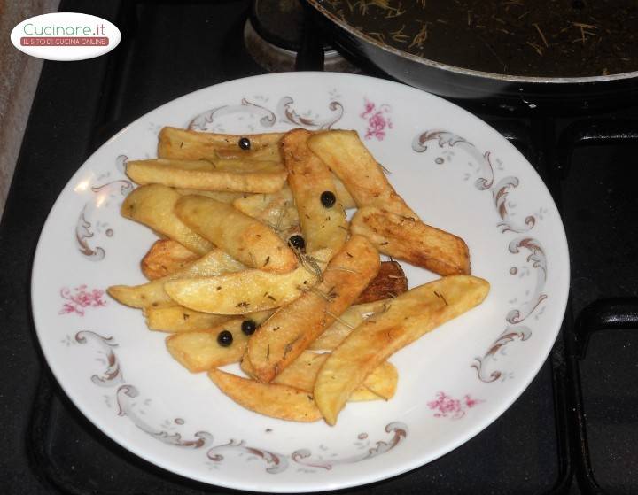 Carne salada con Patate rustiche preparazione 4