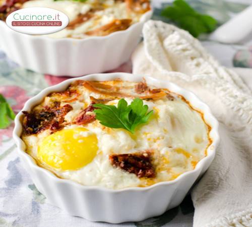 Cocotte di uova e formaggio preparazione 10