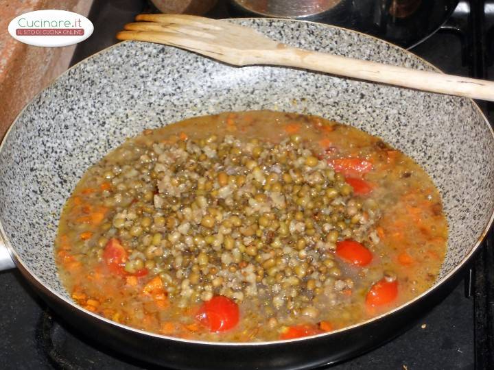 Cotechino nostrano con Fagioli Mung preparazione 12