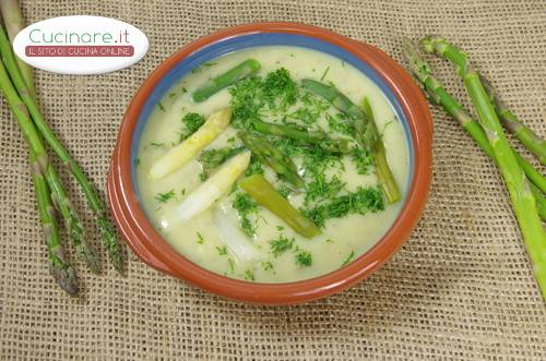 Crema Di Asparagi Verdi e bianchi preparazione 11