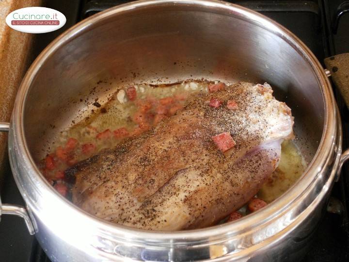 Filetto di Maiale allo Scalogno preparazione 4