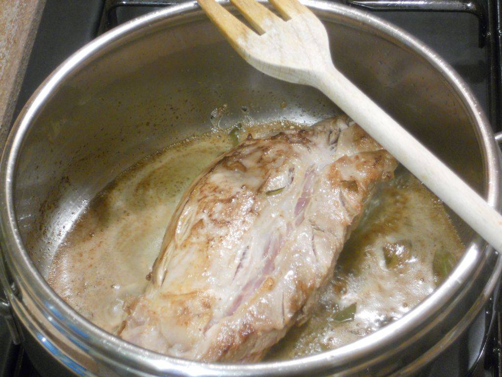 Filetto di Maiale al Mirto di Sardegna e succo di Limone preparazione 3