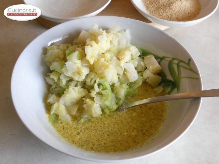 Frittata di Verza al forno preparazione 4