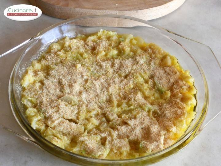 Frittata di Verza al forno preparazione 7