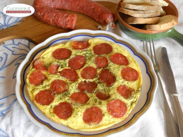 Frittata piccante preparazione 8