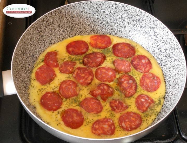 Frittata piccante preparazione 6