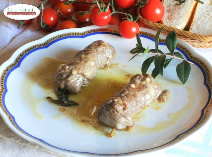 Involtini di Vitellone ai due Pecorini e Mirto preparazione 8