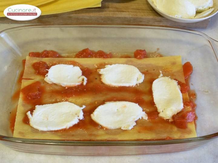 Lasagne alla Pizzaiola preparazione 3