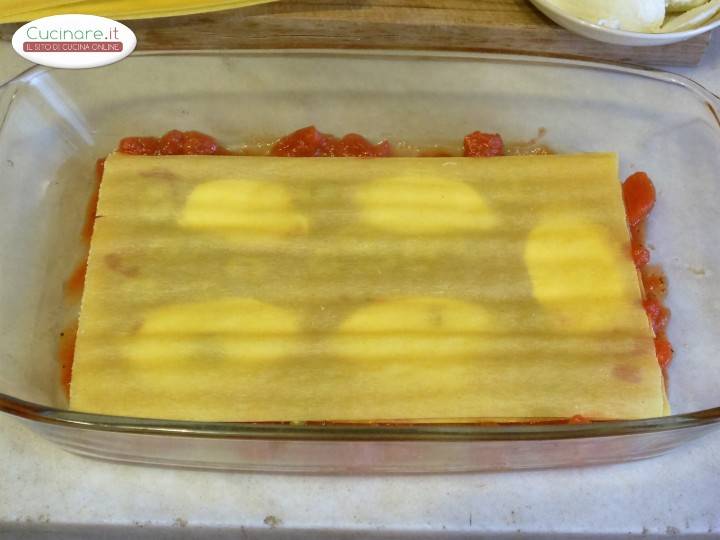 Lasagne alla Pizzaiola preparazione 5