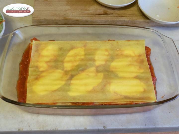 Lasagne alla Pizzaiola preparazione 6