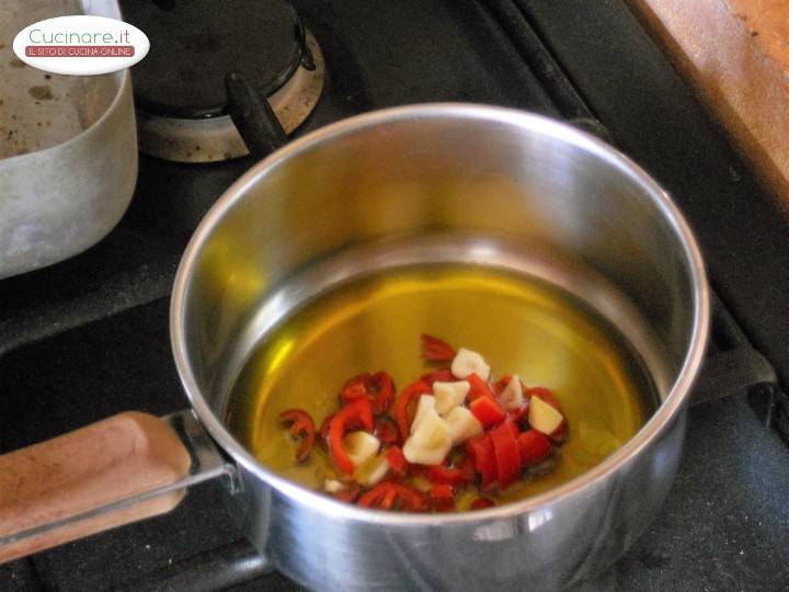 Orecchiette integrali con la Verza preparazione 2