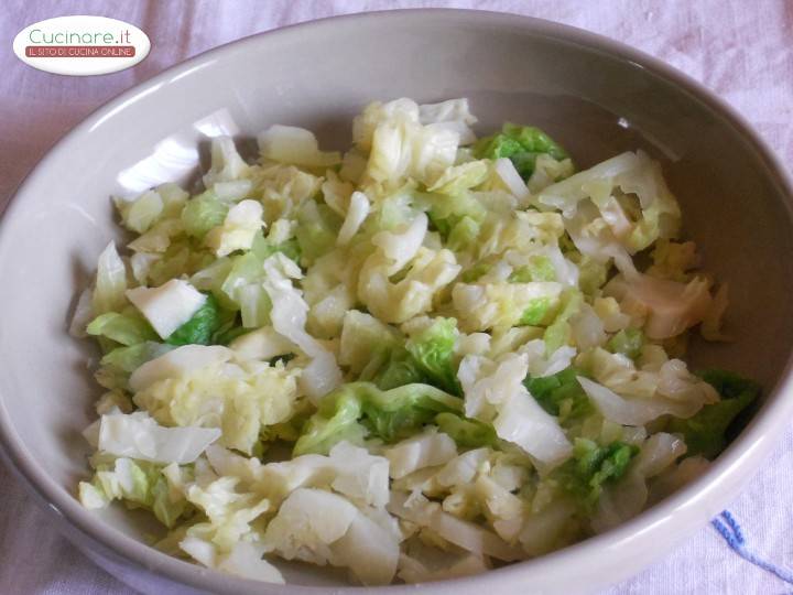 Orecchiette integrali con la Verza preparazione 5