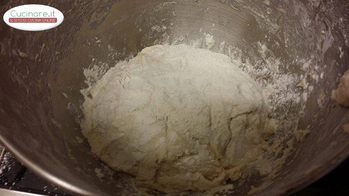 Palatelle di pane veloce preparazione 2