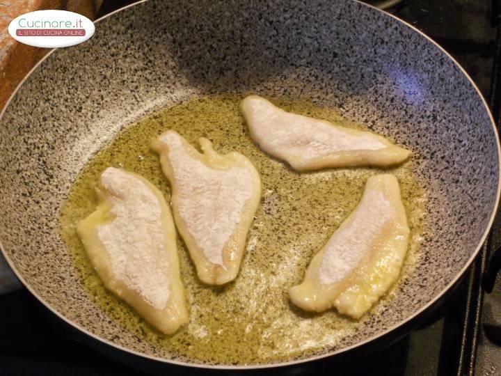 Pasta con Verdure, Pinoli e Persico preparazione 7