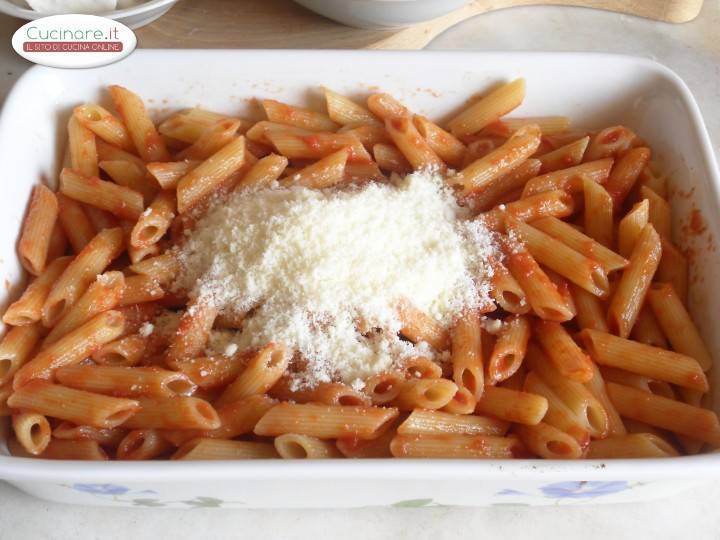 Pasticcio di Penne al forno preparazione 5