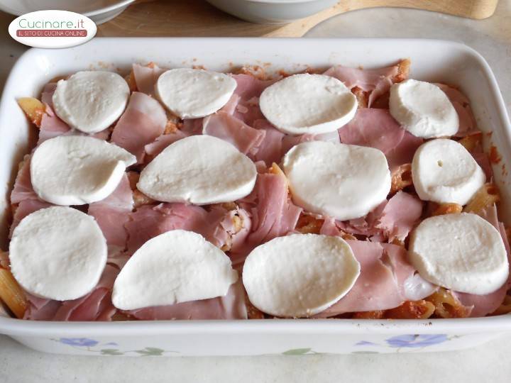 Pasticcio di Penne al forno preparazione 7