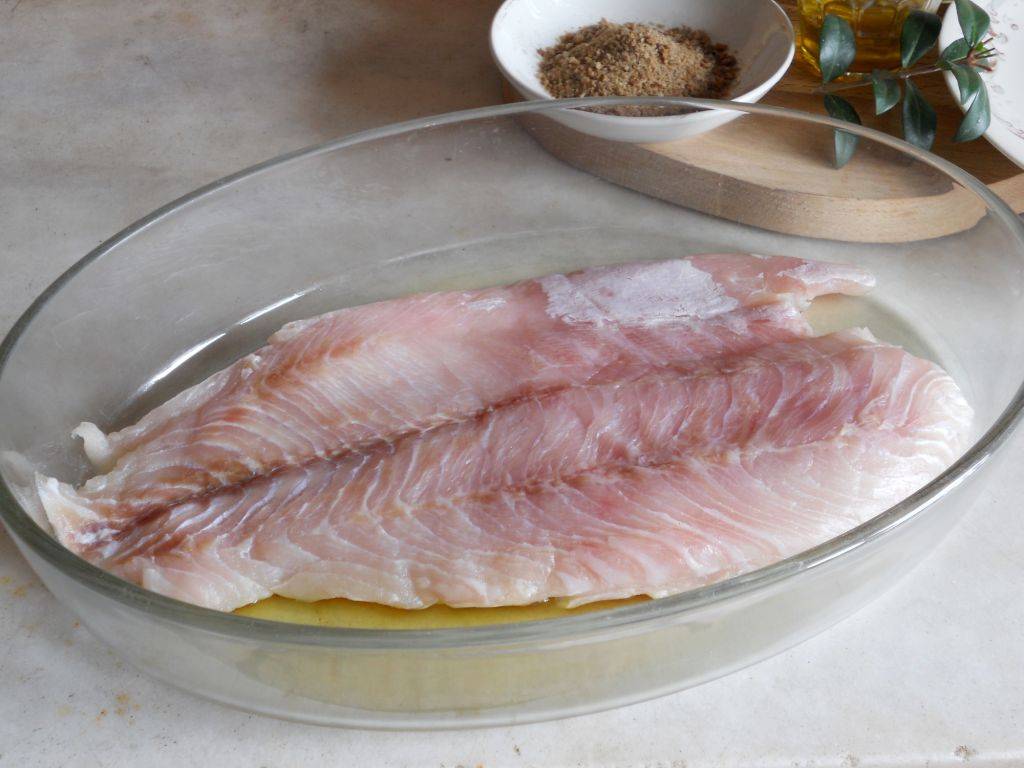 Pesce Persico al forno preparazione 2