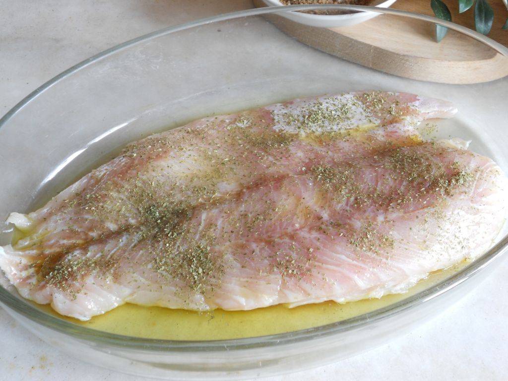 Pesce Persico al forno preparazione 4