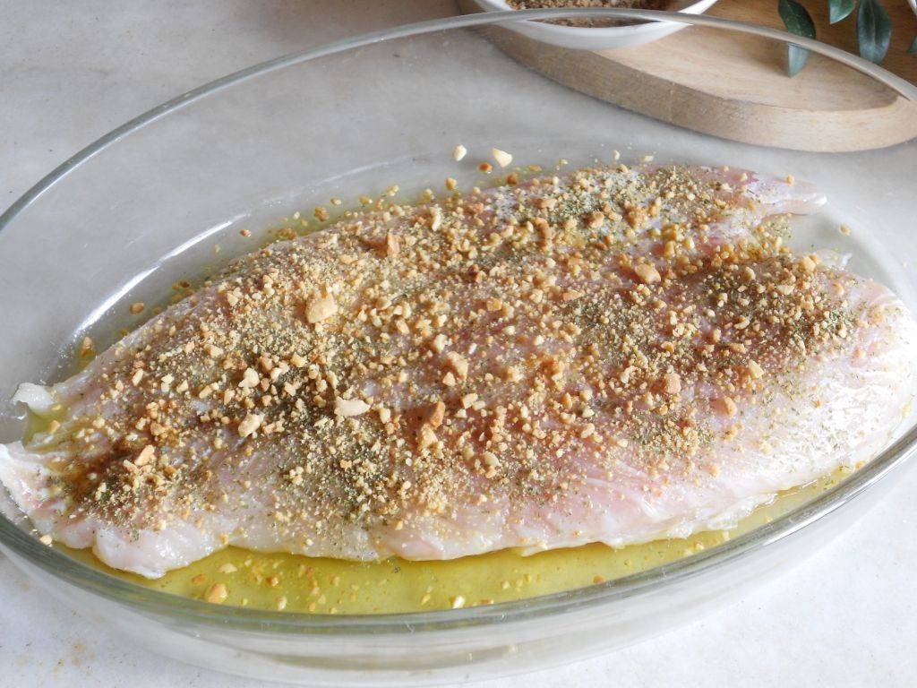 Pesce Persico al forno preparazione 5
