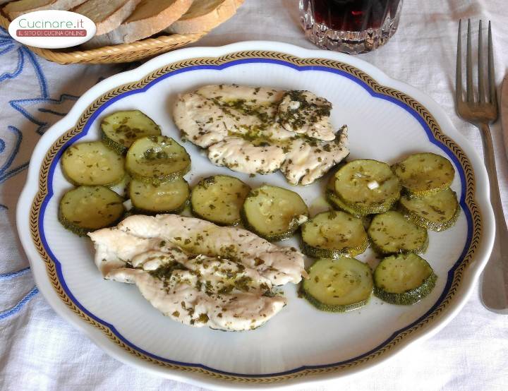 Petti di Pollo light con Zucchine preparazione 8