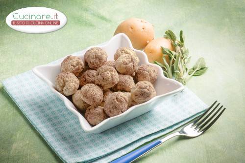 Polpette con Zucchine e Latte di Riso preparazione 12