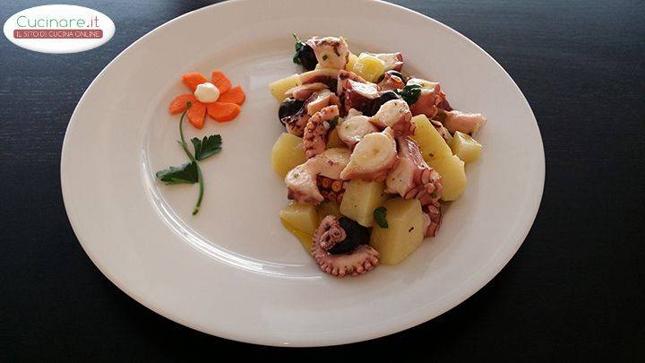Polpo con patate preparazione 8