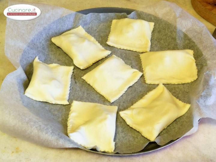 Ravioli salati con Prosciutto cotto e Gouda preparazione 8