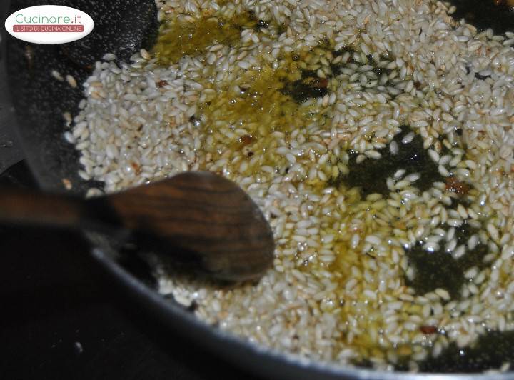 Risotto Zucchine e Taleggio preparazione 2