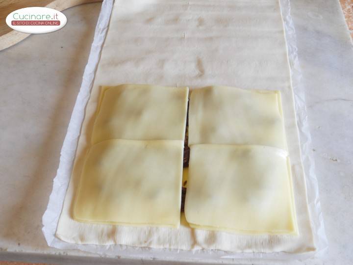 Sfogliata con gouda e olive preparazione 3