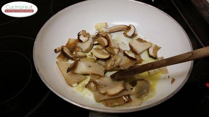 Tagliata ai Funghi Porcini preparazione 2