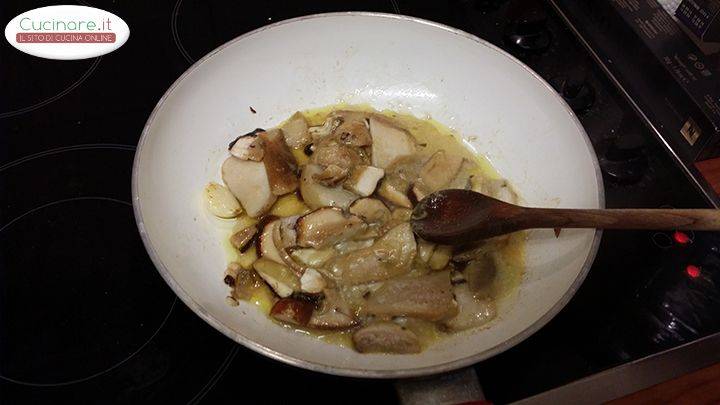 Tagliata ai Funghi Porcini preparazione 3