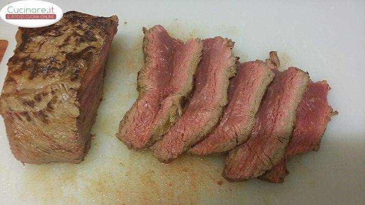 Tagliata ai Funghi Porcini preparazione 6