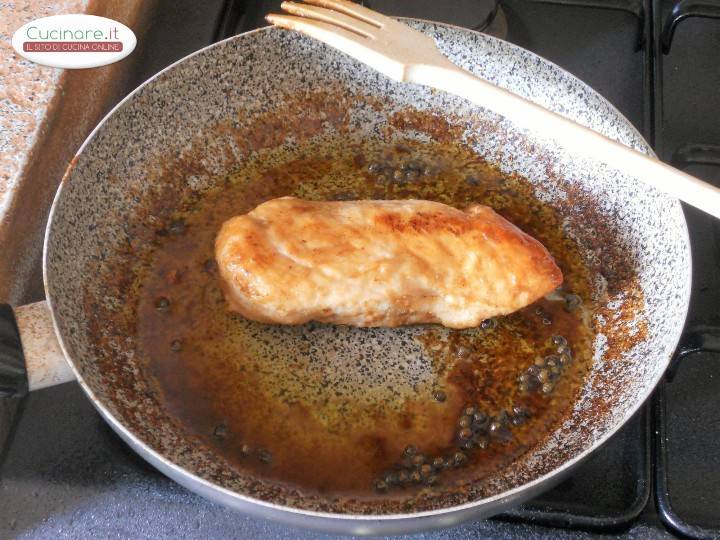 Tagliata di Pollo con Salsa al Marsala preparazione 8