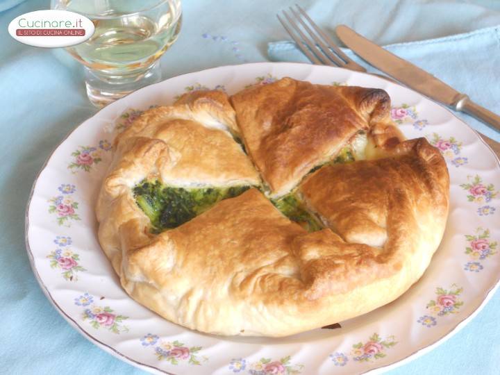 Torta salata con Cime di Rapa preparazione 9