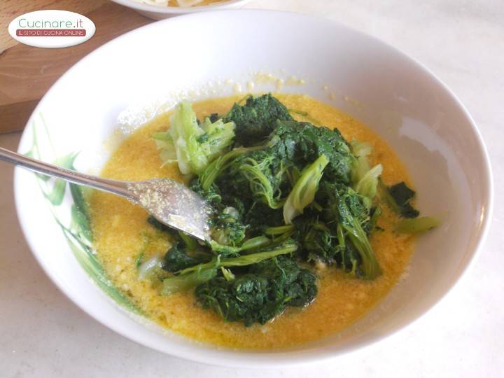 Torta salata con Cime di Rapa preparazione 2