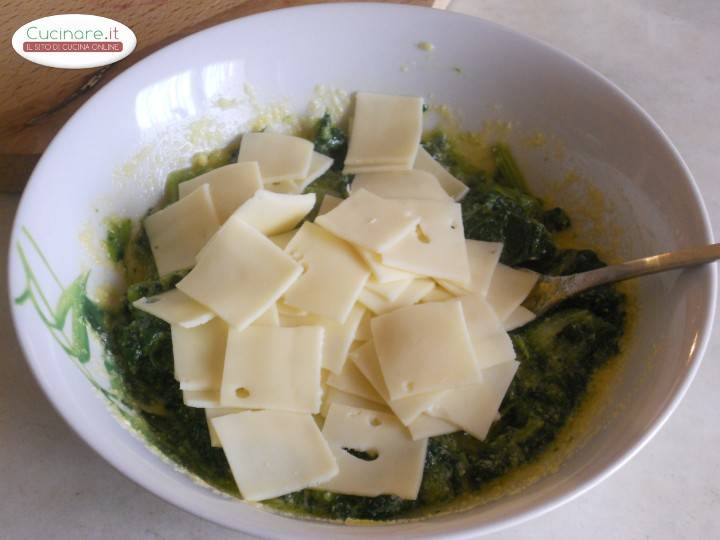 Torta salata con Cime di Rapa preparazione 3