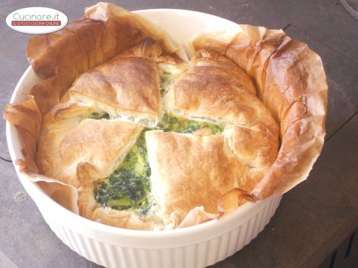 Torta salata con Cime di Rapa preparazione 8