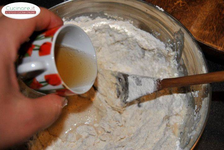 Zeppole salate (pastacresciute) preparazione 2